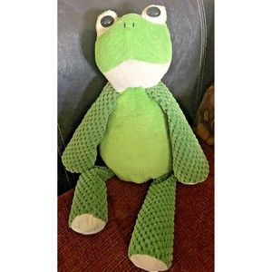Scentsy Buddy Ribbert the Frog Plush Toy Stuffed Animal Retired NO SCENT PACK